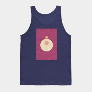 Maroon Circle Balance Tank Top